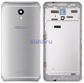 Задняя крышка для Meizu M5 Note серебряная