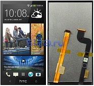 Дисплей для HTC Desire 601 в сборе с тачскрином, черный