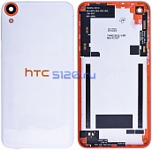 Задняя крышка для HTC Desire 820, бело-оранжевая