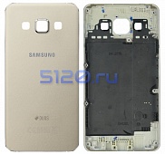 Задняя крышка для Samsung Galaxy A3 (A300F 2015) золотая